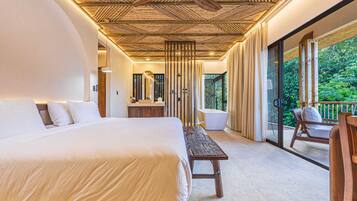 尊榮別墅, 1 張特大雙人床, 空調, 海景 | 埃及棉床單、舒適加層、客房內保險箱、隔音