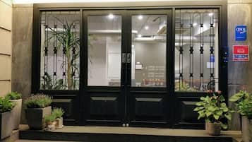 Front of property – evening/night