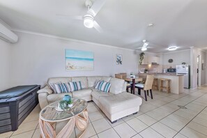 Family Apartment | Living area | LED TV, DVD player