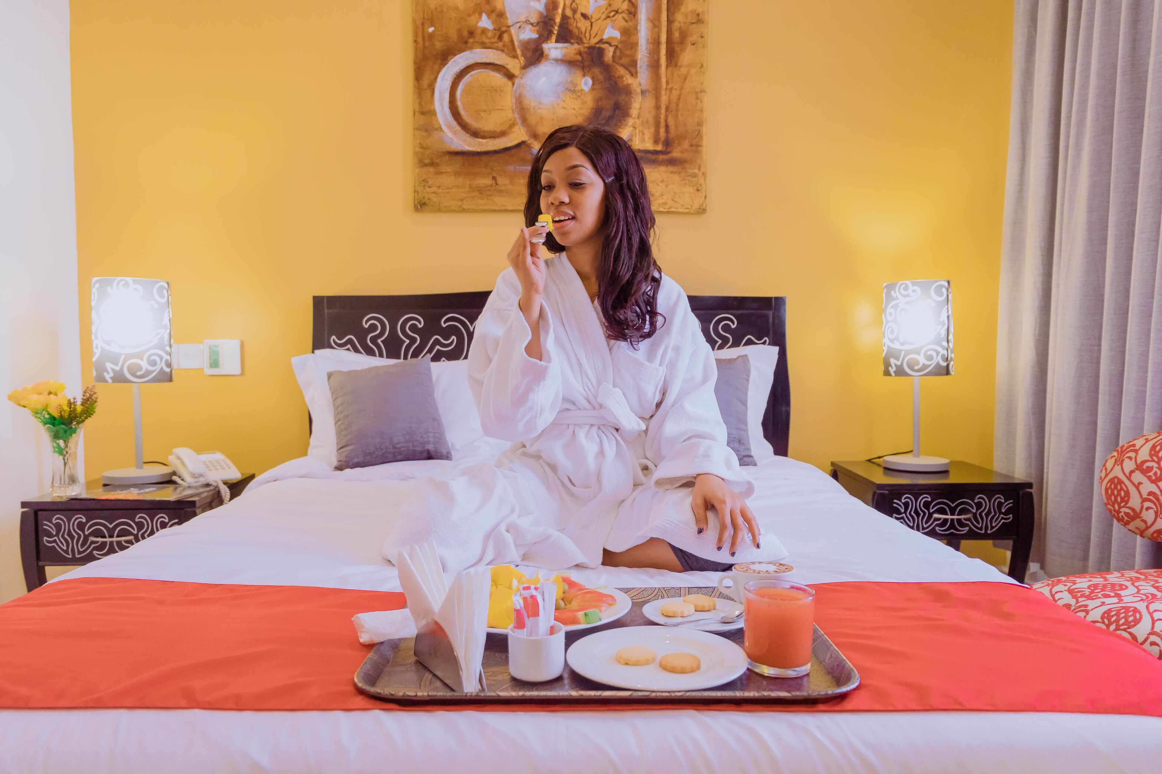 Minibar, in-room safe, desk, laptop workspace