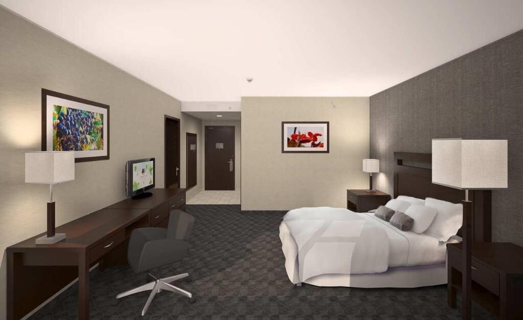 In-room safe, iron/ironing board, free cribs/infant beds