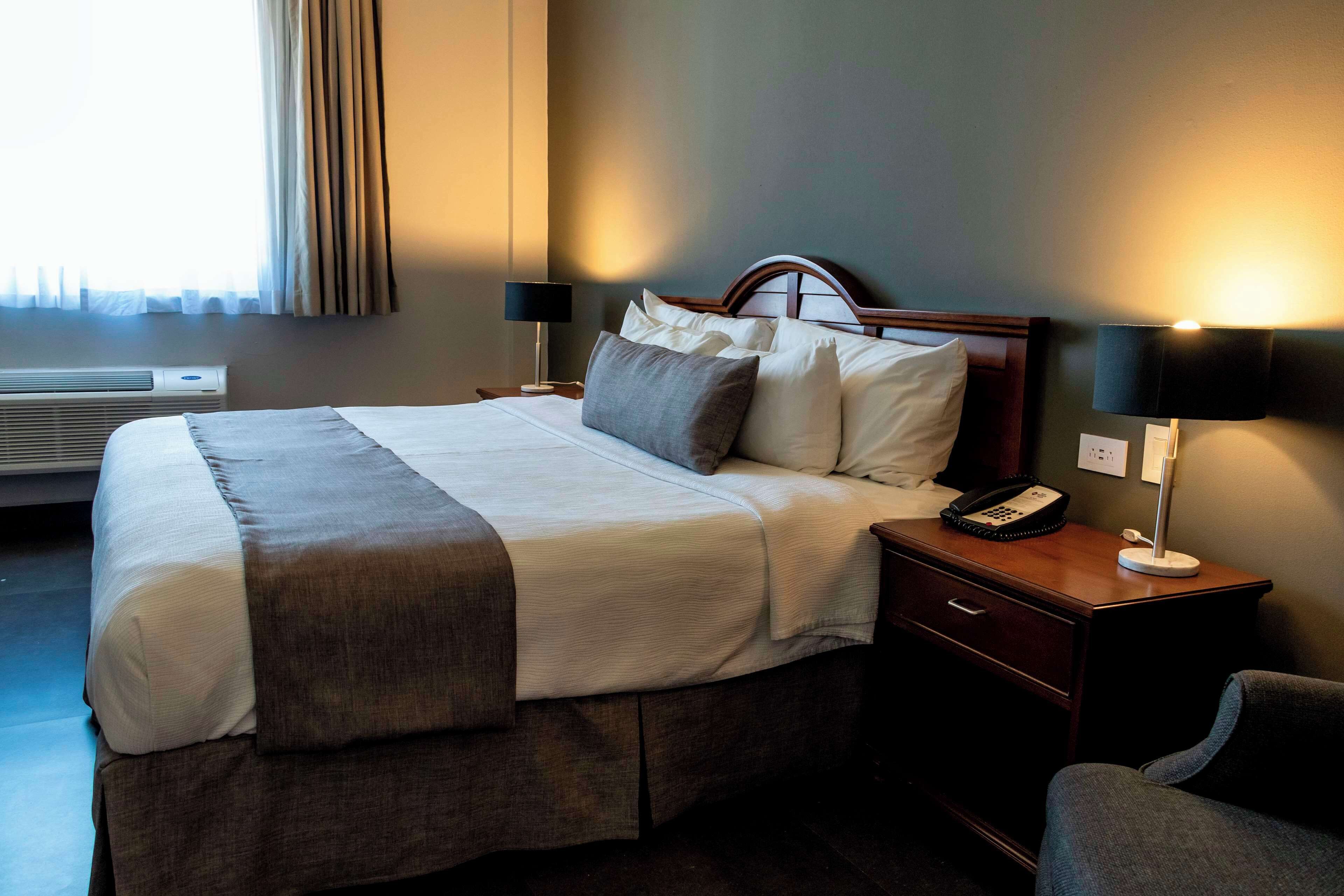 standard room, 1 king bed, non smoking | in-room safe, desk, blackout curtains, iron/ironing board