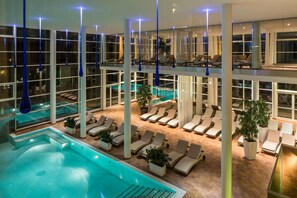 Indoor pool, 2 outdoor pools, pool umbrellas, pool loungers - Spa Resort Styria - Adults Only (Bad Waltersdorf)