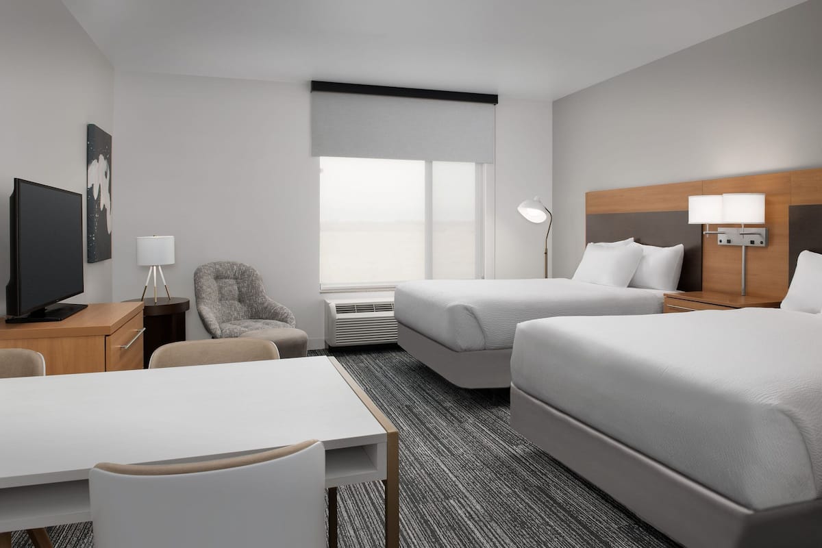 Studio, 2 Queen Beds, Non Smoking | 1 bedroom, premium bedding, in-room safe, desk