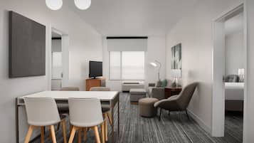 1 habitación y ropa de cama de alta calidad