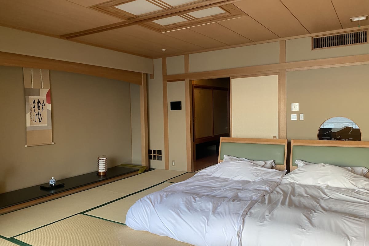 Standaard kamer, niet-roken (Japanese Style) | 1 slaapkamer, een minibar, een bureau, beddengoed