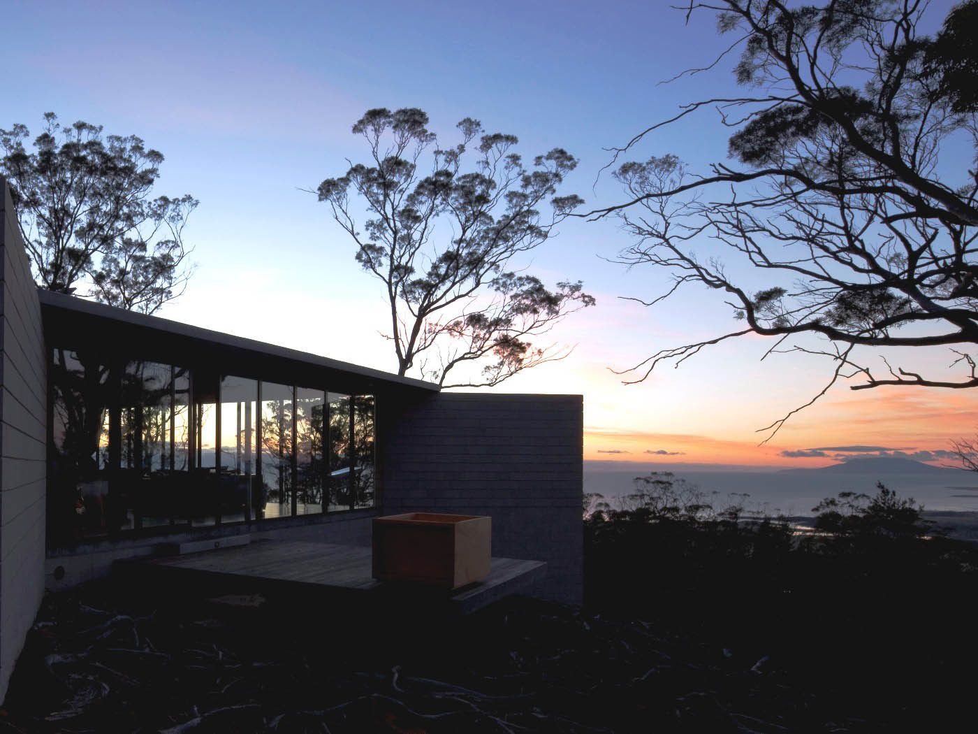 Front of property – evening/night