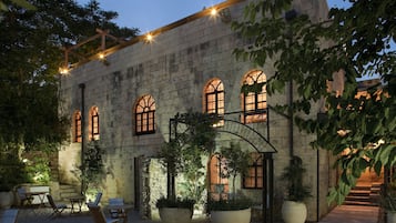Front of property – evening/night
