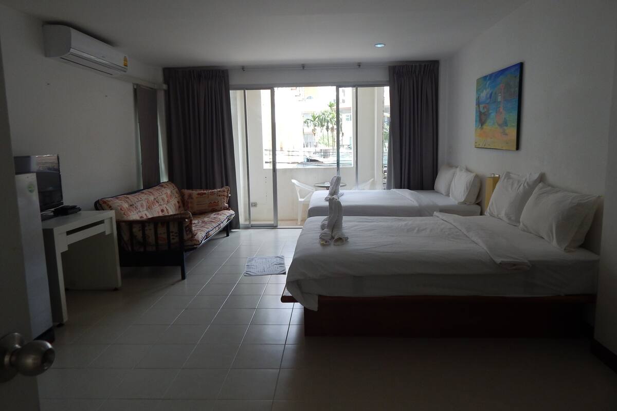 ห้องแฟมิลี่ | ตู้นิรภัยในห้องพัก, ผ้าม่านกันแสง, Wi-Fi ฟรี, ผ้าปูที่นอน