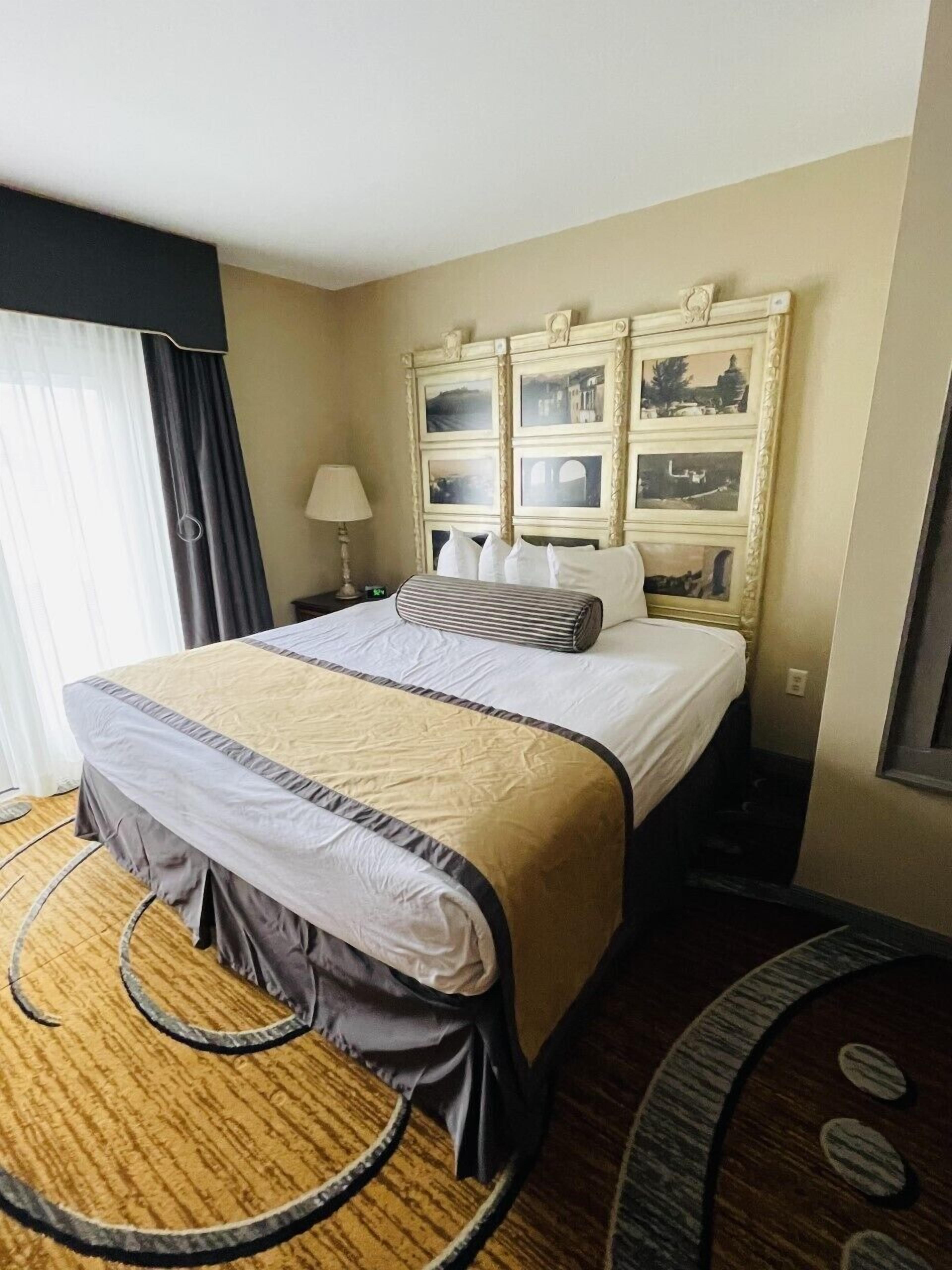 blackout curtains, iron/ironing board, free wifi, bed sheets