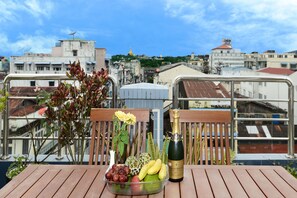 Suite, 1 lit double (Penthouse Suite with Double Bed) | Terrasse/Patio