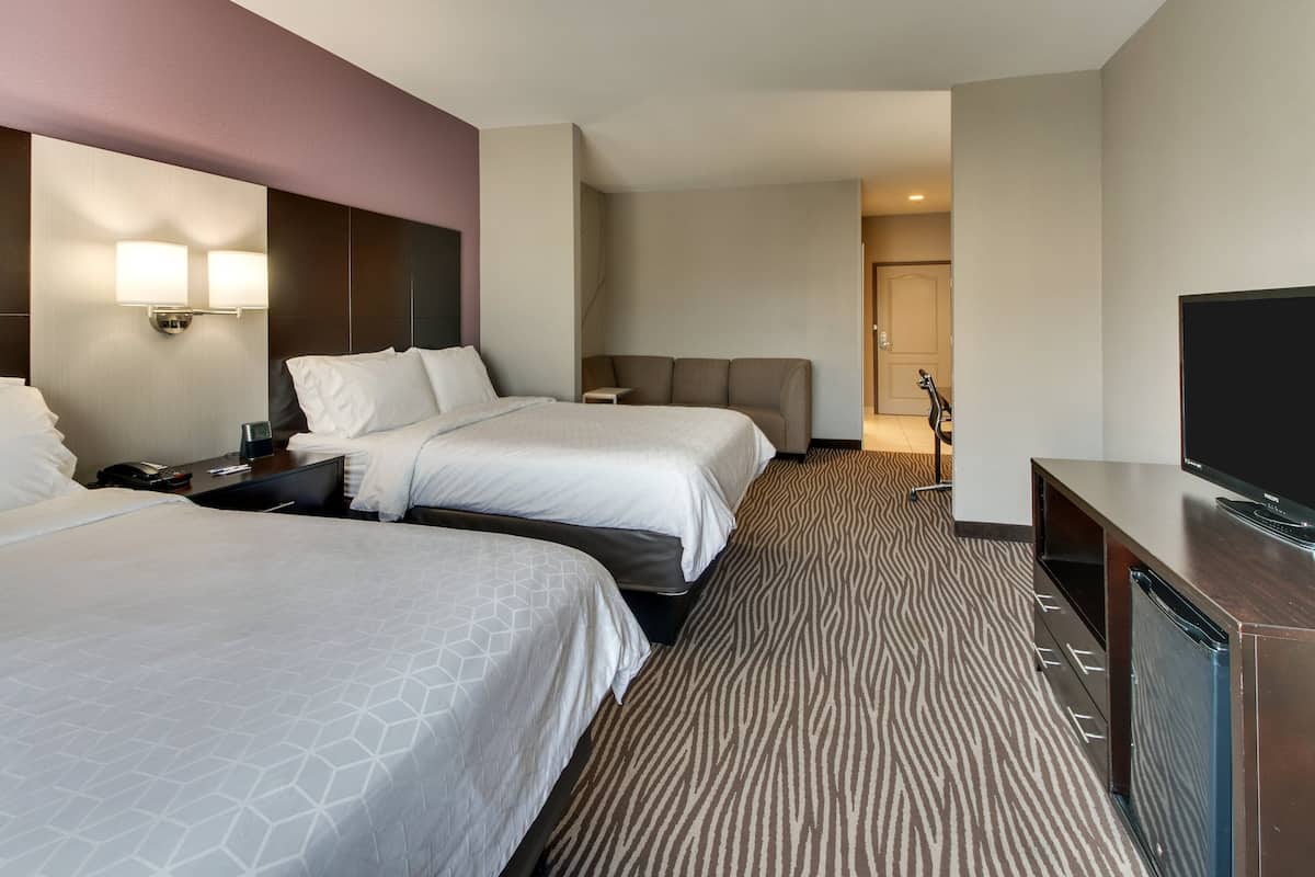 Desk, blackout drapes, iron/ironing board, rollaway beds (surcharge)