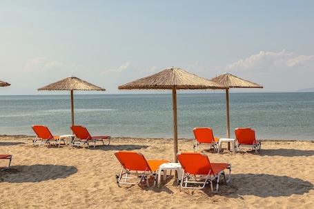 Beach nearby. Sun Beach Hotel