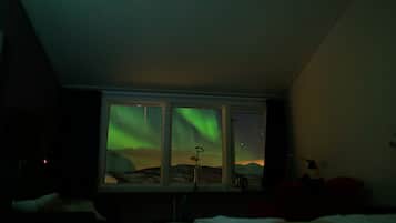 Vue depuis lâhĂ©bergement