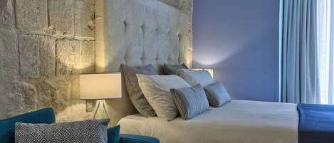 Lägenhet - 1 sovrum - utsikt mot trädgården | Egyptiska bomullslakan, individuell inredning och unika möbler