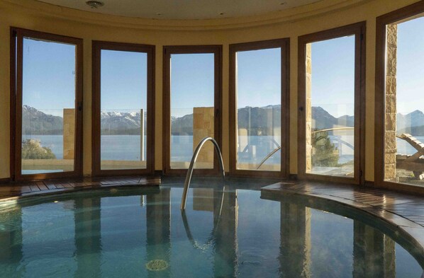 Indoor pool, seasonal outdoor pool