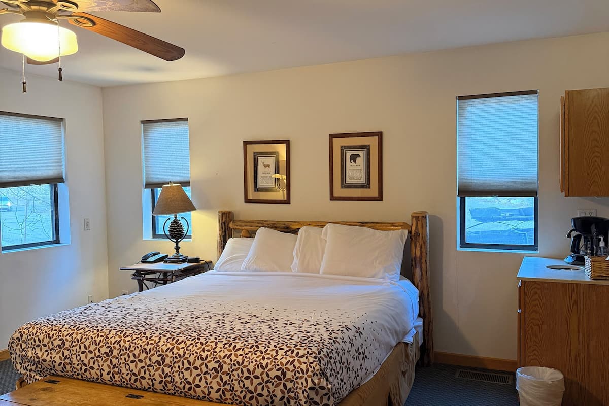 Iron/ironing board, bed sheets