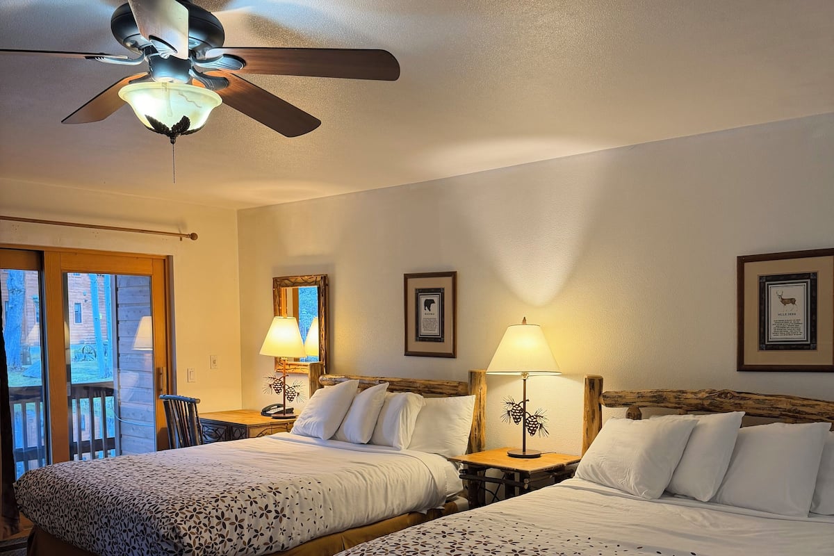 Iron/ironing board, bed sheets