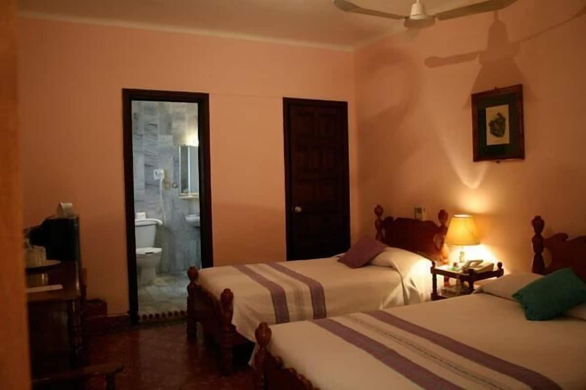Blackout curtains, free WiFi, bed sheets
