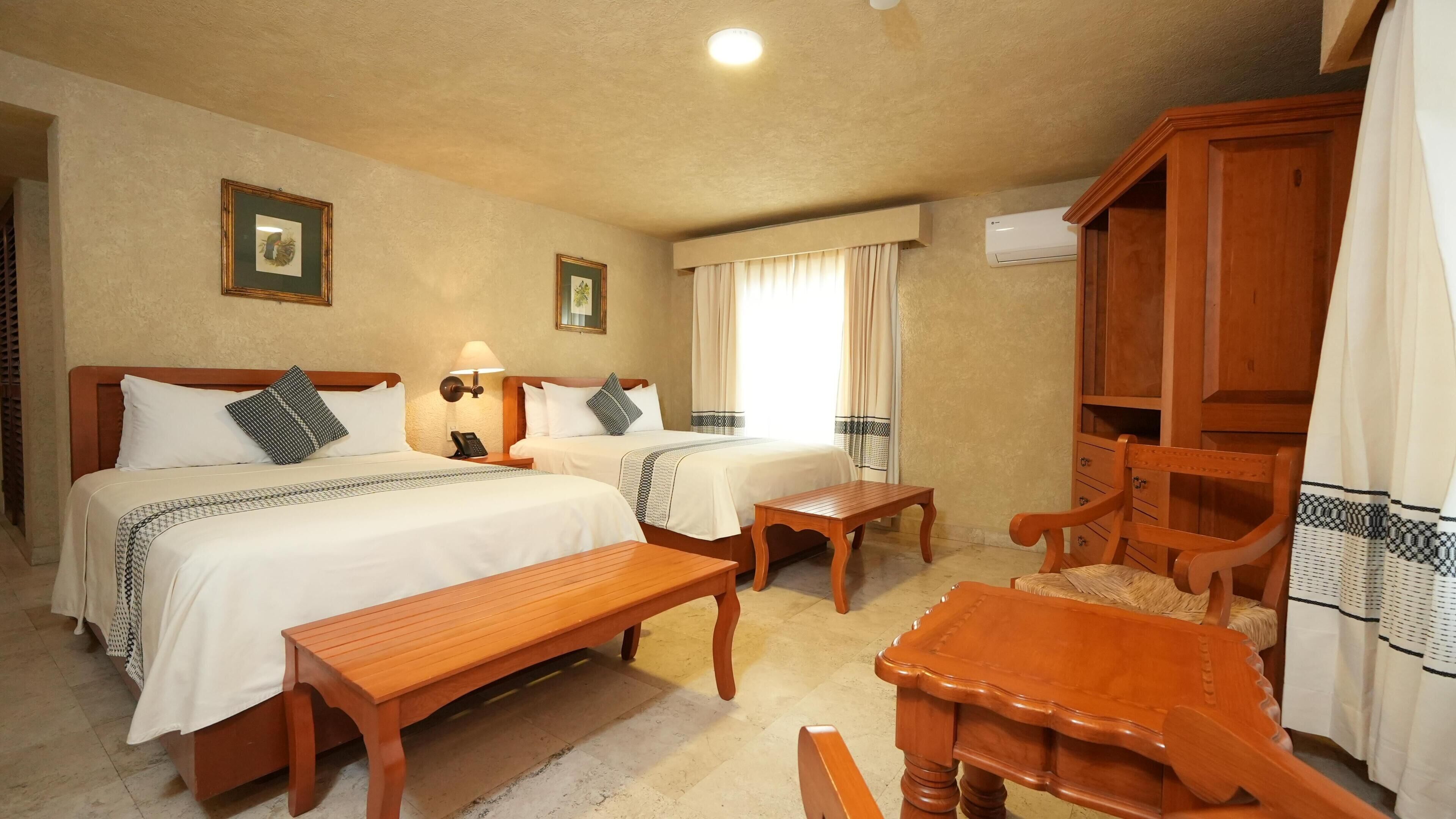 Blackout curtains, free cots/infant beds, free WiFi, bed sheets