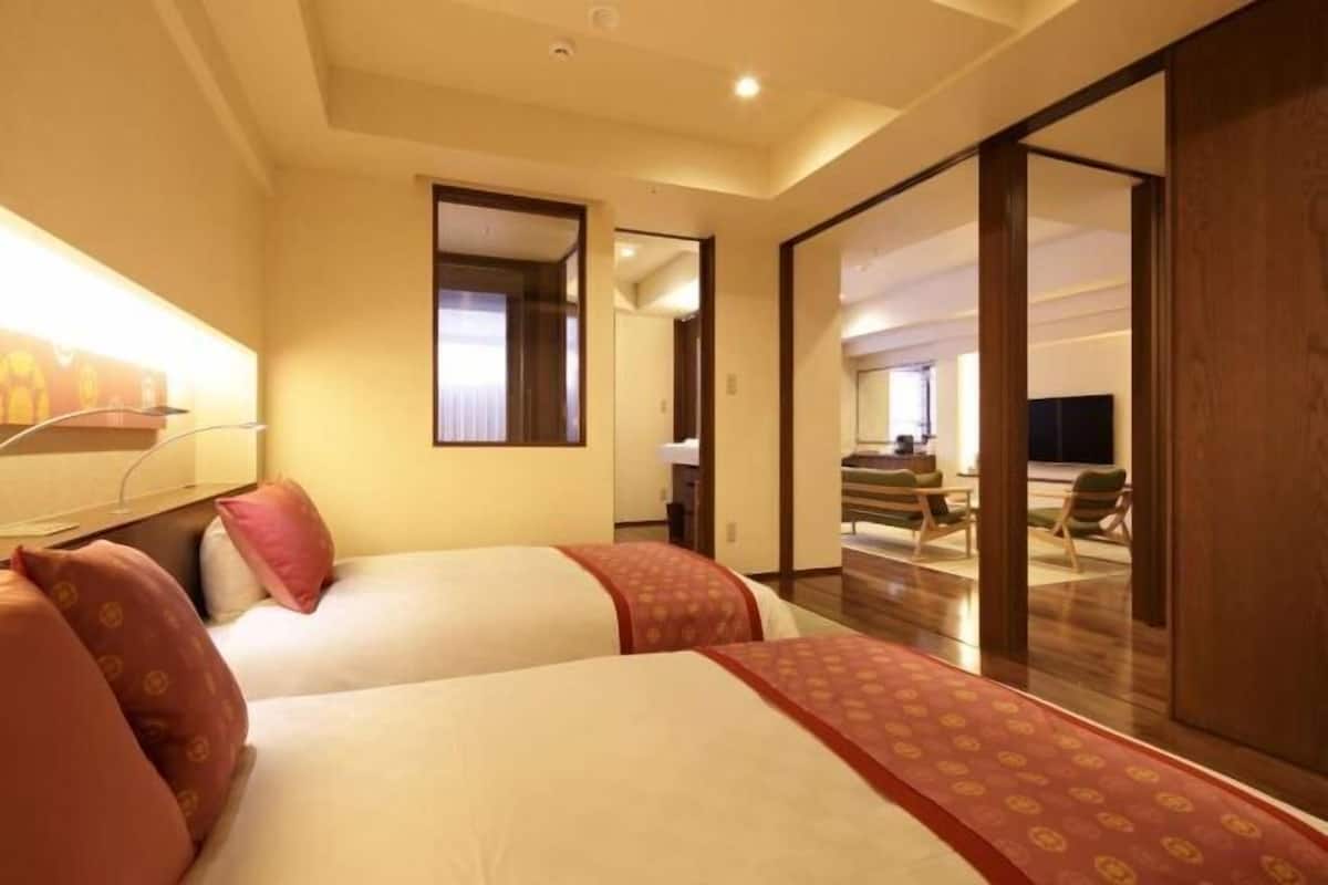 1 habitación y ropa de cama de alta calidad