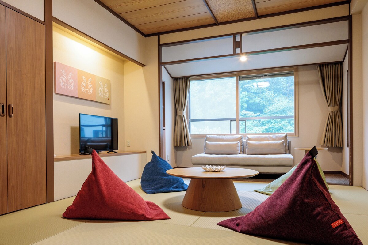 Japanese Style Room (10Tatami), Non Smoking (No Single Use) | Premium bedding, in-room safe, desk, WiFi (free)