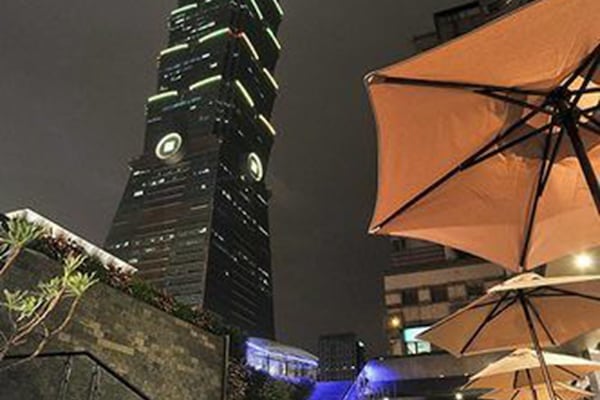 Udsigt fra overnatningsstedet