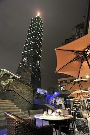 Vista desde la propiedad. Taipei 101 SPARKLE Hotel