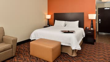 In-room safe, desk, laptop workspace, iron/ironing board