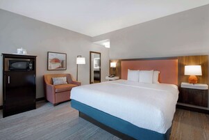 In-room safe, desk, laptop workspace, iron/ironing board