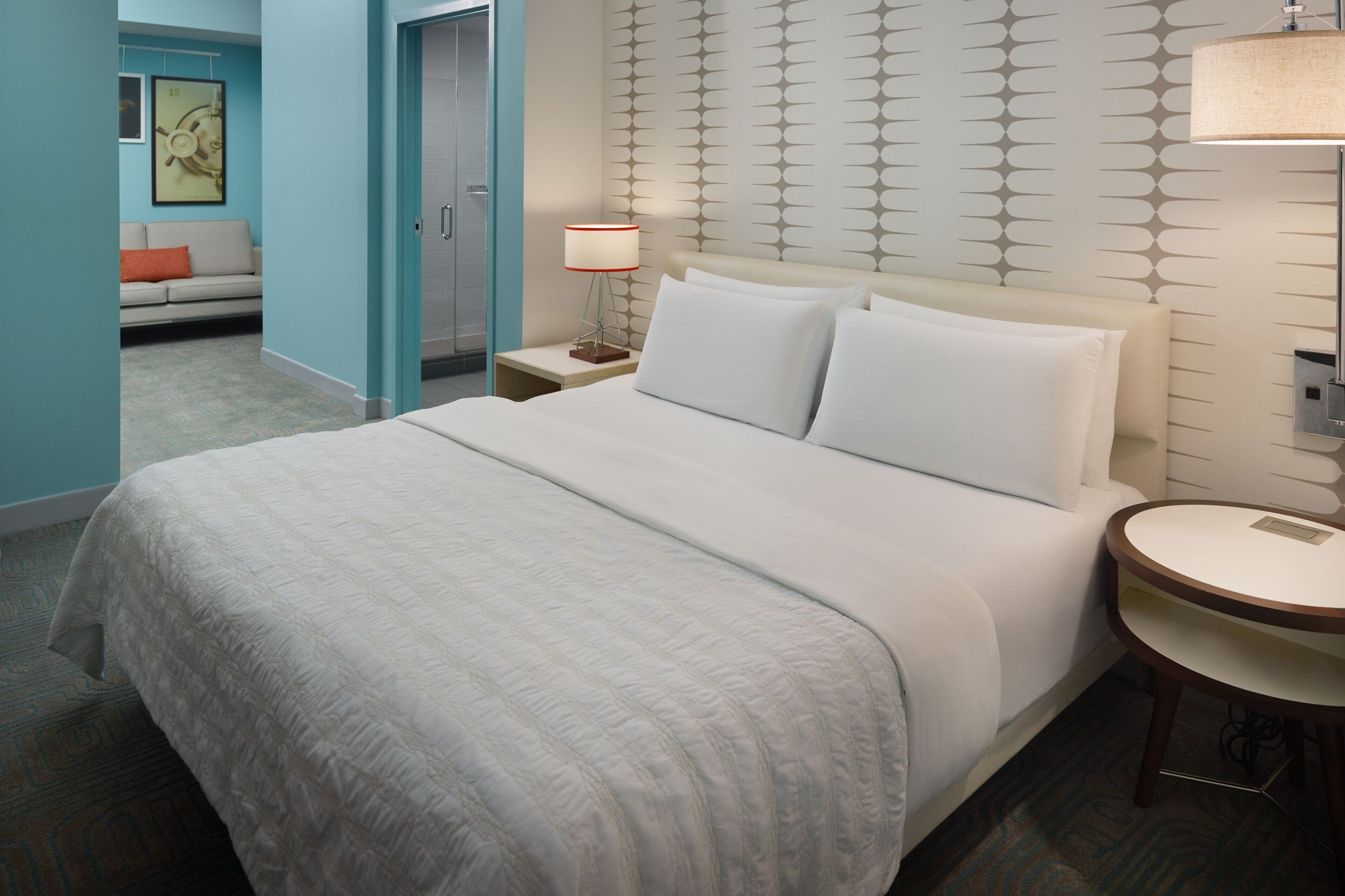 studio suite, 1 king bed | premium bedding, in-room safe, desk, iron/ironing board