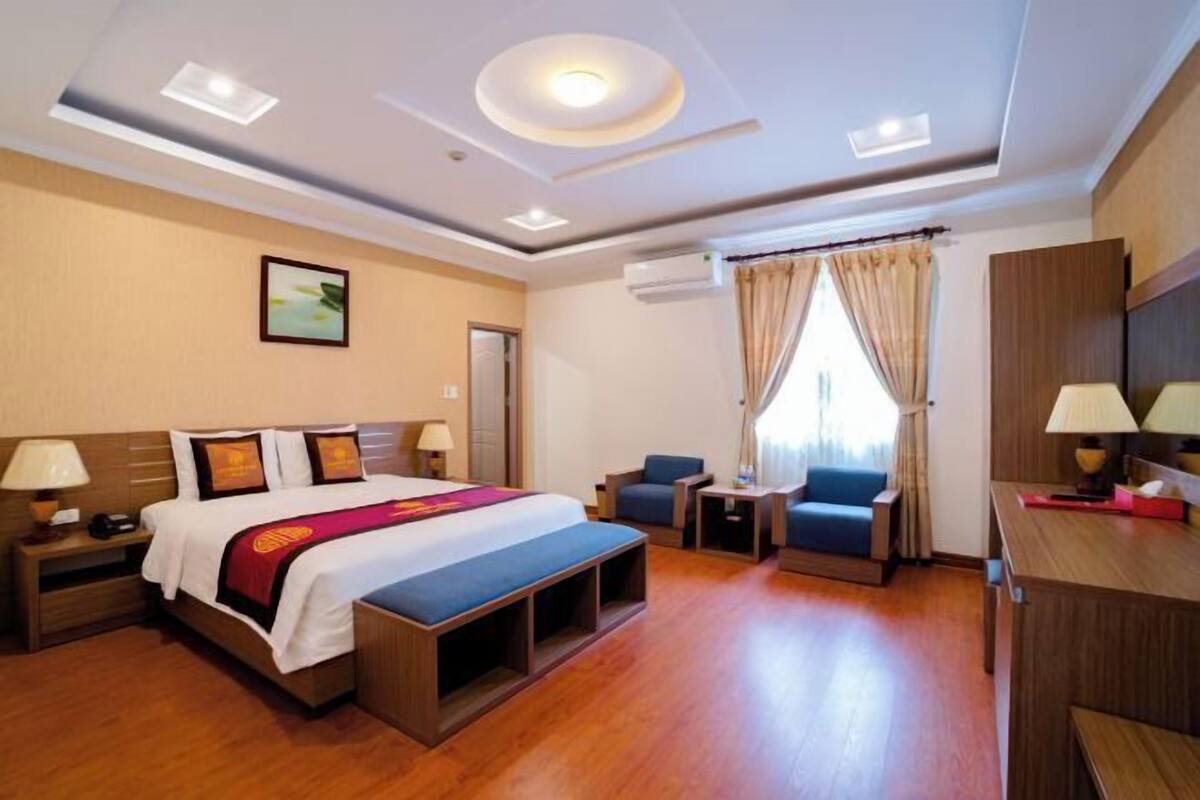 1 phòng ngủ, bộ đồ giường cao cấp, chăn bông 