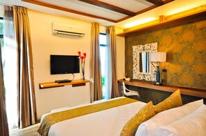 Minibar, caja de seguridad en la habitación y cunas gratuitas 