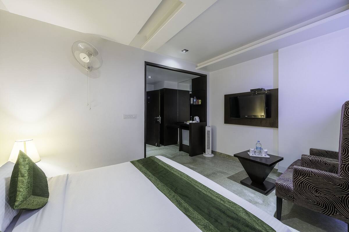 Premium-huone | Pimennysverhot, ilmainen Wi-Fi