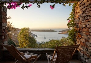 Luxury Suite, Terrace, Sea View | Beach/ocean view - Aigis Suites (Kea)