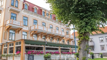 Overnatningsstedets facade