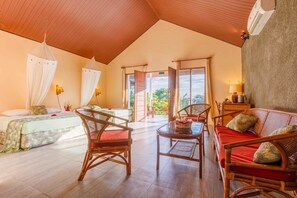 Bungalow, Multiple Beds, Garden View | Living room - Thalassa 5* PADI Dive Resort (Manado)