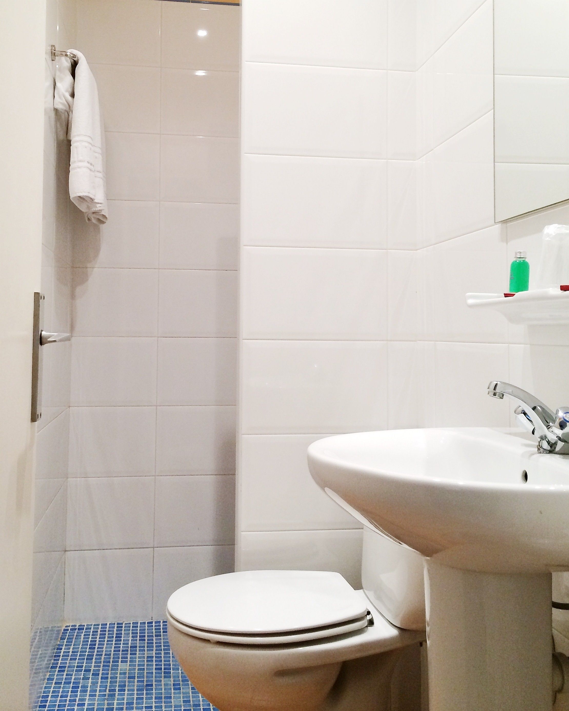 double room | bathroom | free toiletries, hair dryer, bidet, towels