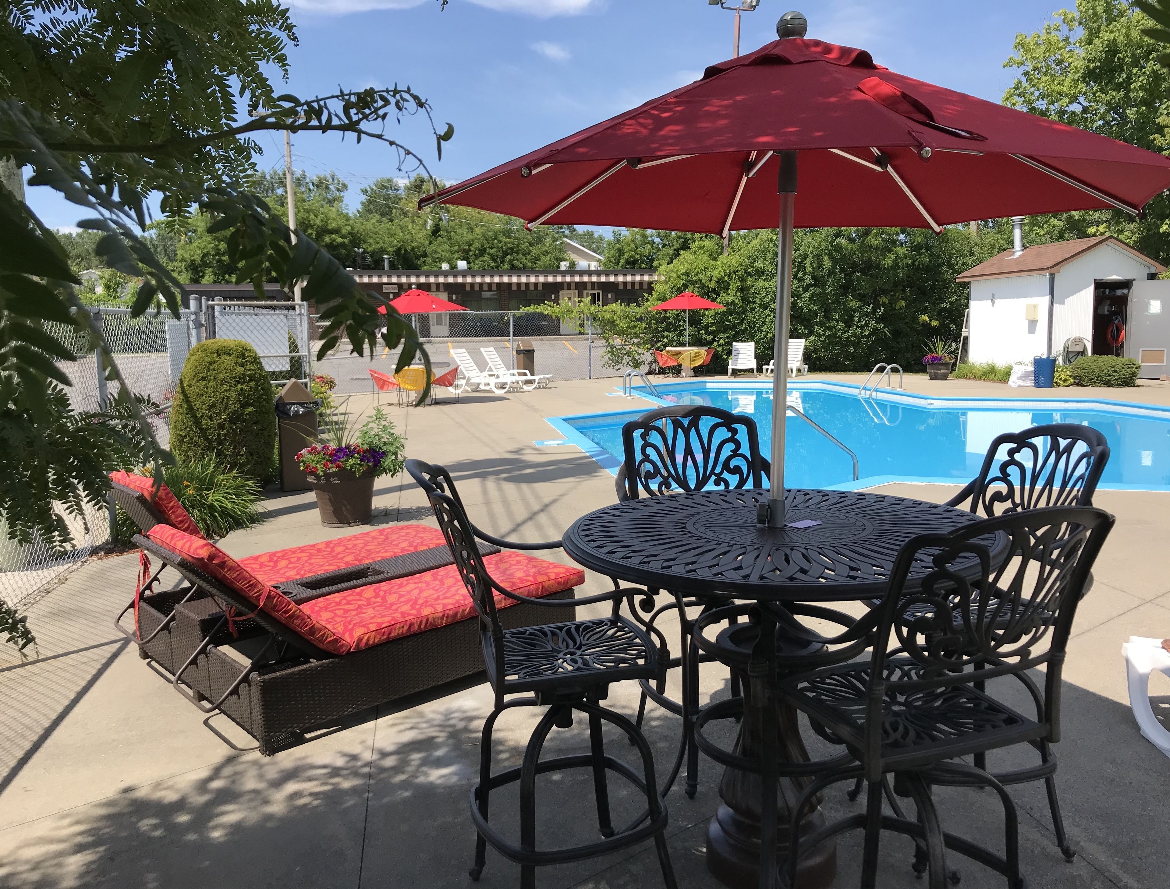 Seasonal outdoor pool