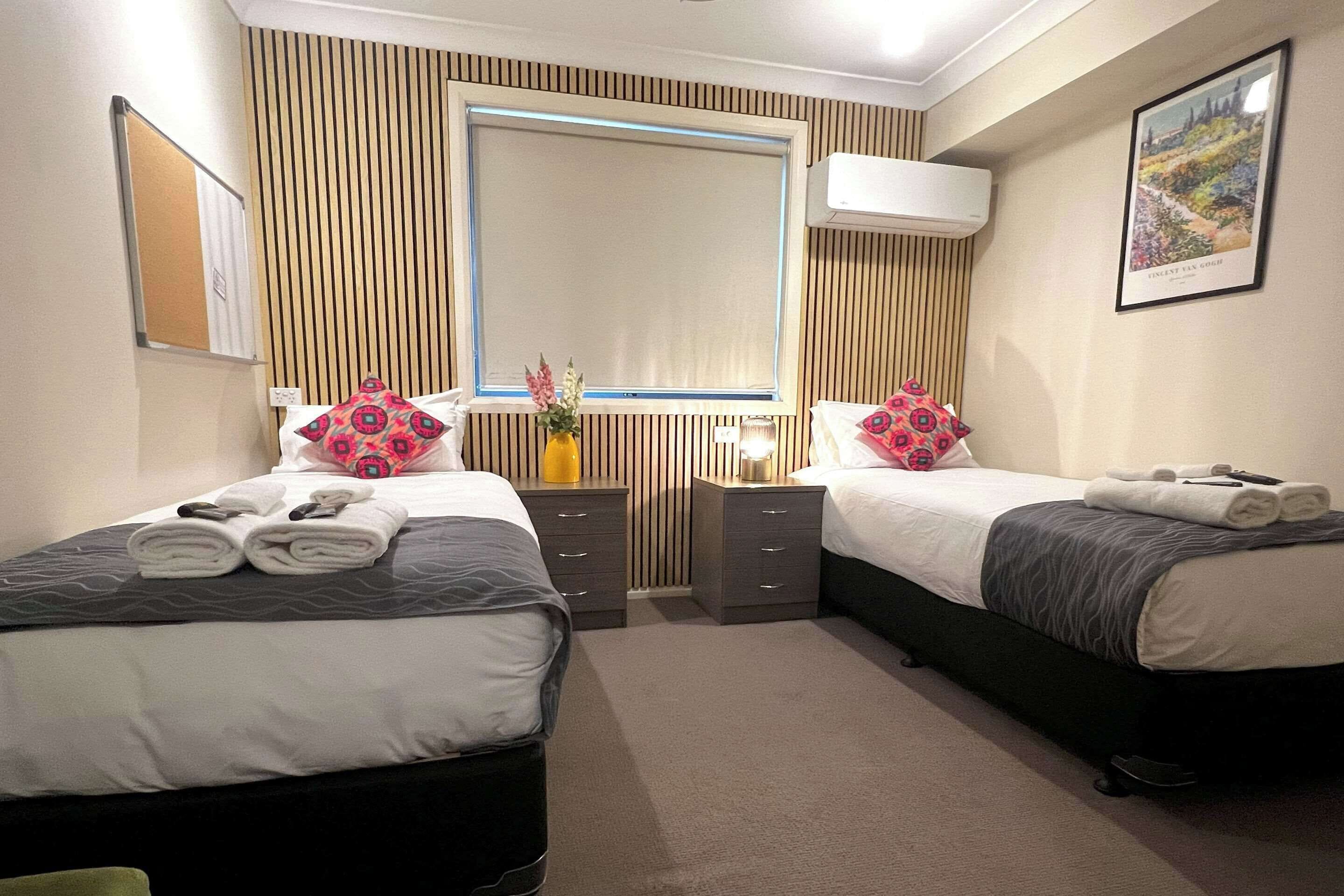 pillow-top beds, individually decorated, individually furnished