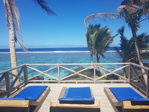 Family House, 3 Bedrooms, Ocean View, Beachfront | Terrace/patio