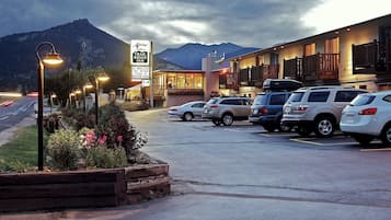 Front of property – evening/night