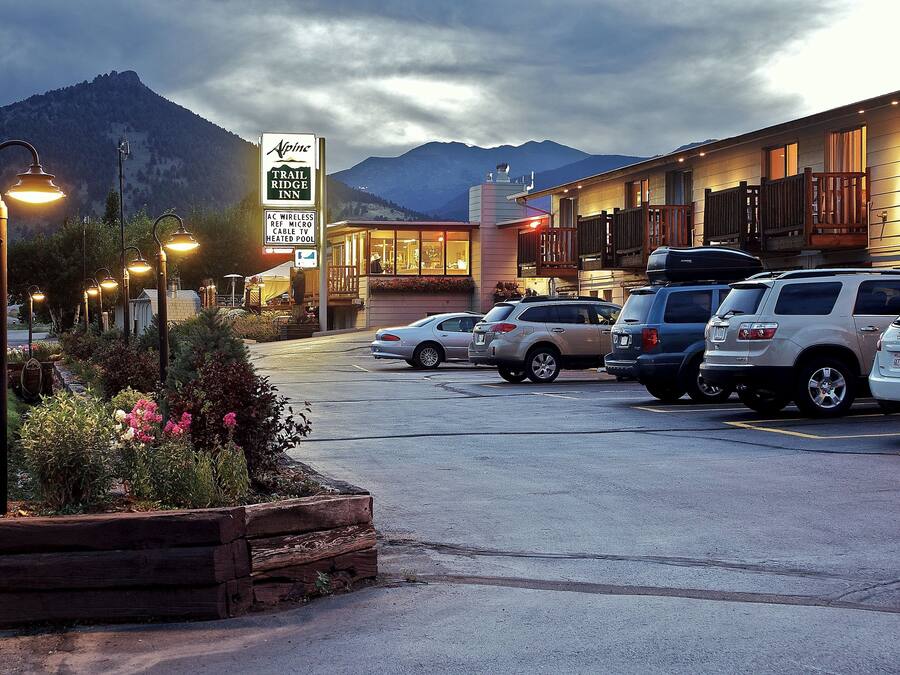 Front of property – evening/night