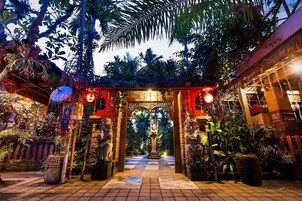 Entrada de la propiedad