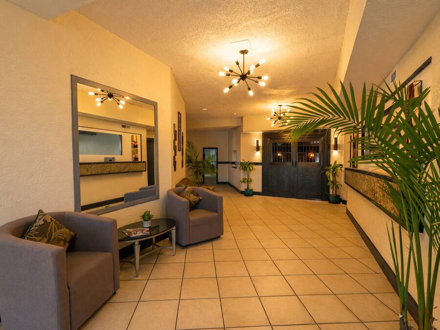 Sala de estar en el lobby