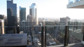 Two Bedroom Two Bathroom Apartment with City View | View from room - Apartments Melbourne Domain - CBD Paris End (Melbourne)