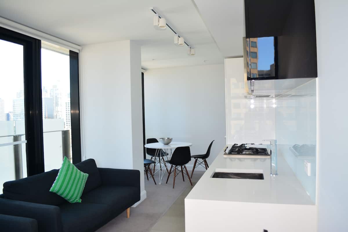 Standard Apartment, 2 Bedrooms, Private Bathroom, Park View | In-room safe, desk, blackout curtains, soundproofing