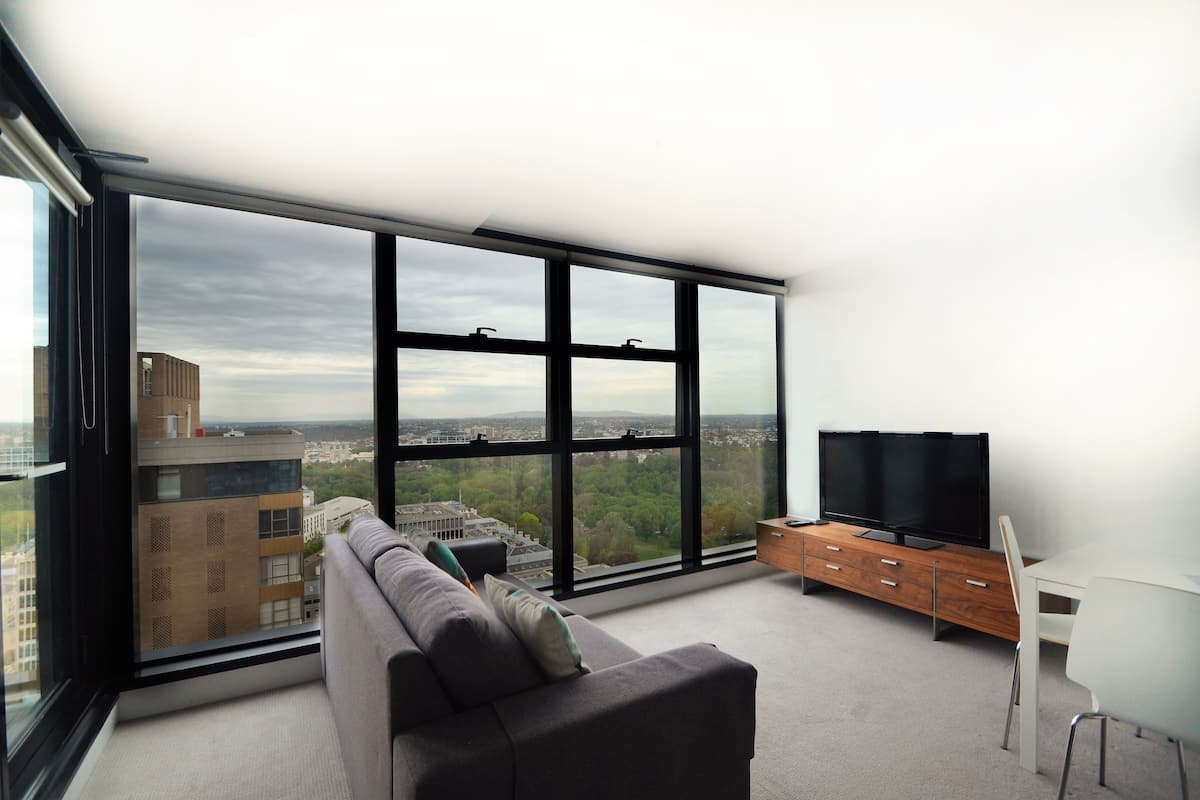 One Bedroom Corner Apartment | Living area
