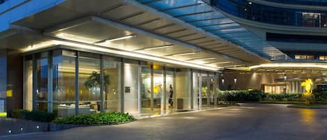 Front of property - evening/night