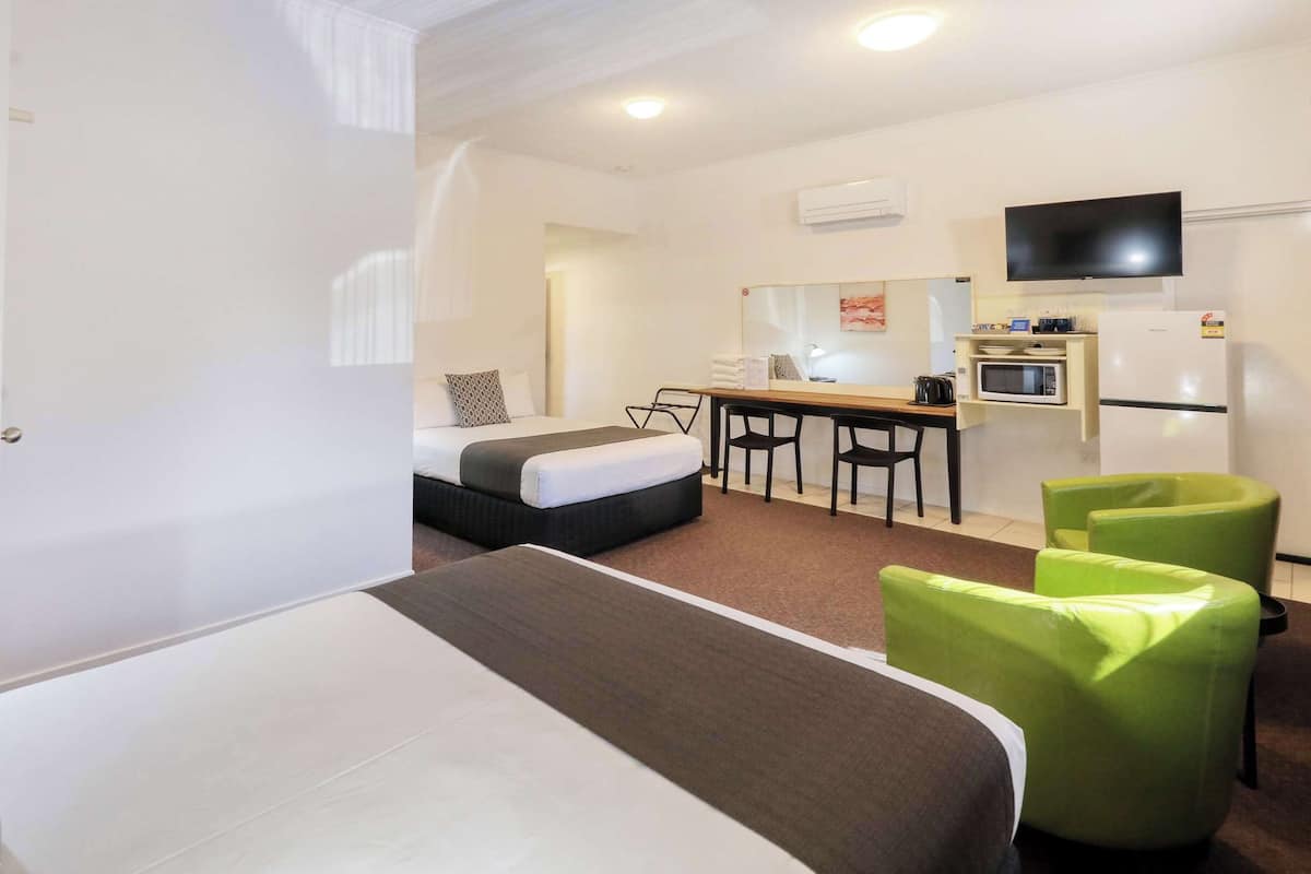 deluxe room, 2 queen beds, accessible, refrigerator & microwave | view from room